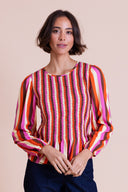 SS26 Shirred Top - Tomato
