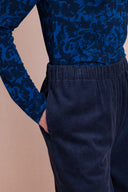 AW26 Cord Bubble Trousers - Navy