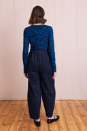 AW26 Cord Bubble Trousers - Navy