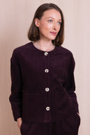 AW26 Cord Jacket - Burgandy