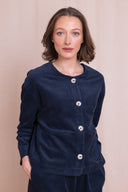 AW26 Cord Jacket - Navy