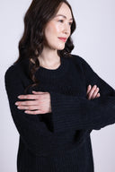 AW25 Cosy Round Neck Jumper - Black