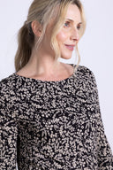AW25 Boat neck Top - Alabaster