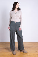 AW25 Wide Leg Trouser - Buff
