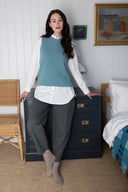 AW25 Cropped Trouser - Buff