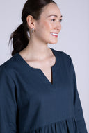 AW25 V Neck Midi Dress - Space