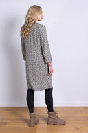 AW25 Pintuck Tunic Dress - Buff