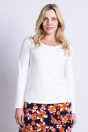 AW25 Round Neck Top - Ivory