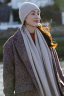 AW25 Plain Knitted Hat - Sand