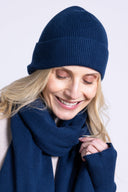 AW25 Plain Knitted Hat - Thunder
