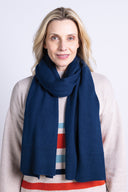 AW25 Plain Knitted Scarf - Thunder