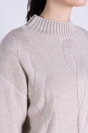 AW25 Cable Knit Jumper - Sand