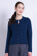 AW25 Button Through Cardi - Thunder