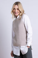 AW25 Knitted Vest - Sand