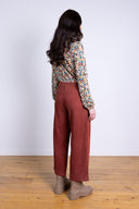 AW25 Pocket Cropped Trouser - Rose