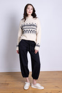 AW25 Fairisle Jumper - Ivory