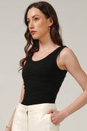 SS27 GOTS Vest Top - Black