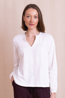 AW26 Gathered Top - Ivory