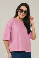 SS27 Boxy Tee - Pink Frosting
