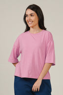 SS27 Boxy Tee - Pink Frosting