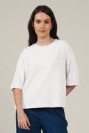SS27 Boxy Tee - White
