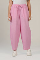 SS27 Plain Bubble Trousers - Pink Frosting