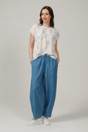 SS27 Plain Bubble Trousers - Provence