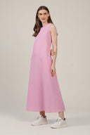 SS27 Plain A Line Dress - Pink Frosting