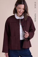 Saige AW25 Jacket - Burgandy