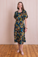 AW26 Puff Sleeve Dress - Navy