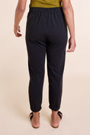 SS25 GOTS Organic Cotton Jersey Trousers - Black