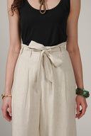 SS27 High Waist Trousers - Ecru