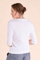 SS25 GOTS Organic Cotton Top - White