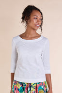 SS25 GOTS Organic Cotton Top - White