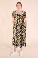 SS25 GOTS Organic Cotton Midi Dress - Ivory