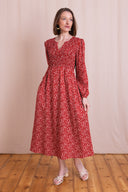 AW26 Smocked Dress - Sunset