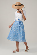 SS27 Printed Swing Skirt - Provence