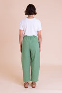 SS26 Barrel Trousers - Green