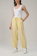 SS27 Bubble Trouser - Pale Yellow