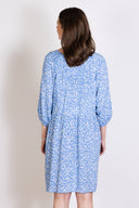 SS26 Easy Day Dress - Blue & Ivory