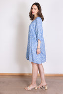 SS26 Easy Day Dress - Blue & Ivory