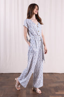SS26 - Button Through Jumpsuit - Cornflower