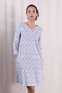 SS26 - Relaxed Tunic Dress - Cornflower