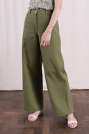 SS26 - Wide Leg Trousers- Verdant