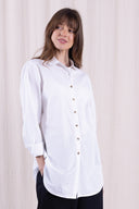 SS26 - Cotton Poplin Plain Shirt - White