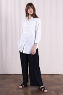 SS26 - Cotton Poplin Plain Shirt - White