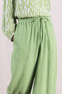 SS26 - Elastic Waist Bubble Trouser - Pistachio
