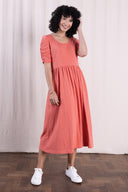 SS26 - Gathered Sleeve Dress - Tulip