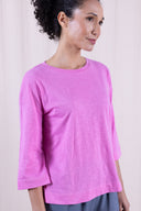 SS26 - 3/4 Sleeve Jersey Top - Orchid