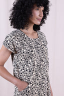 SS26 - Seamed Tunic Dress - Butter